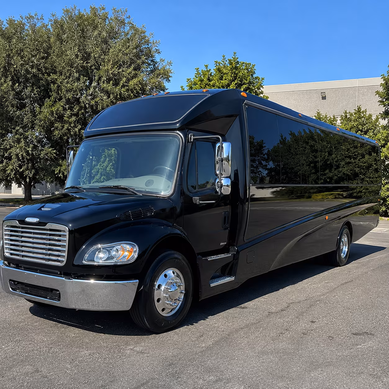 Oceanside Airport Shuttle & Transportation party bus exterior