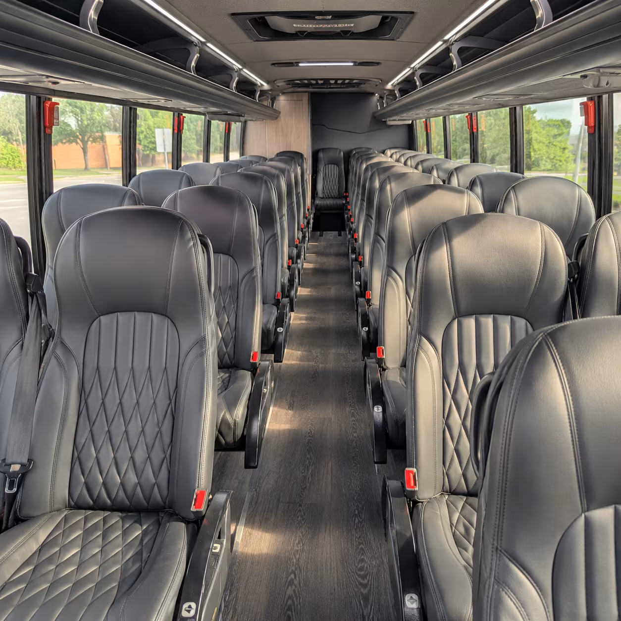 Oceanside Airport Shuttle & Transportation party bus exterior