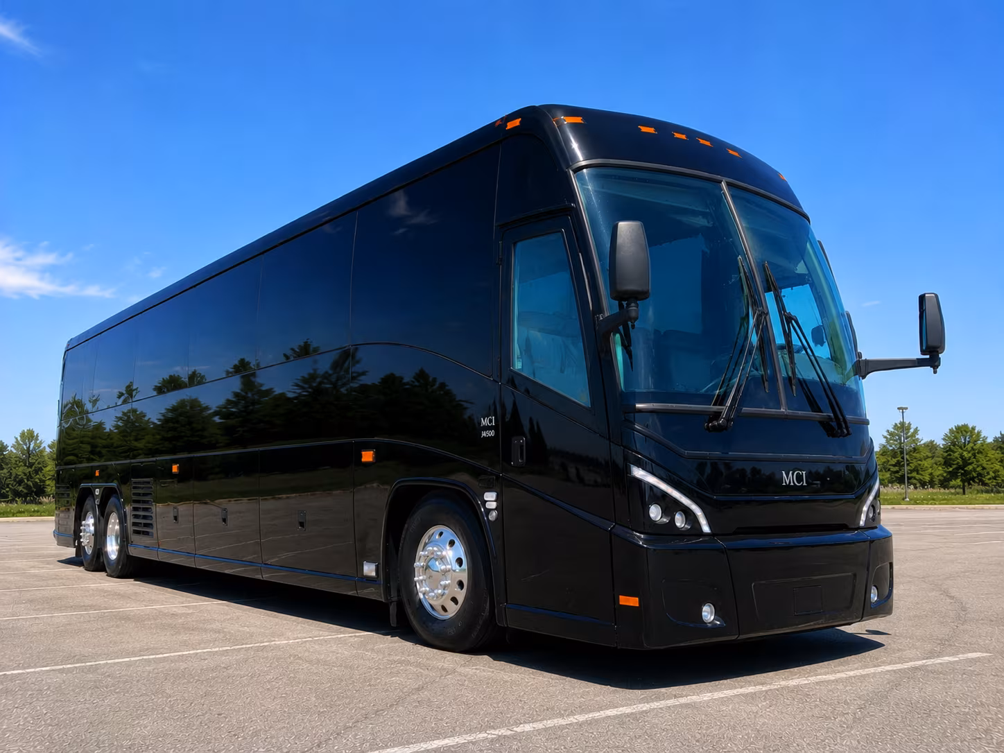 Oceanside Airport Shuttle & Transportation party bus exterior