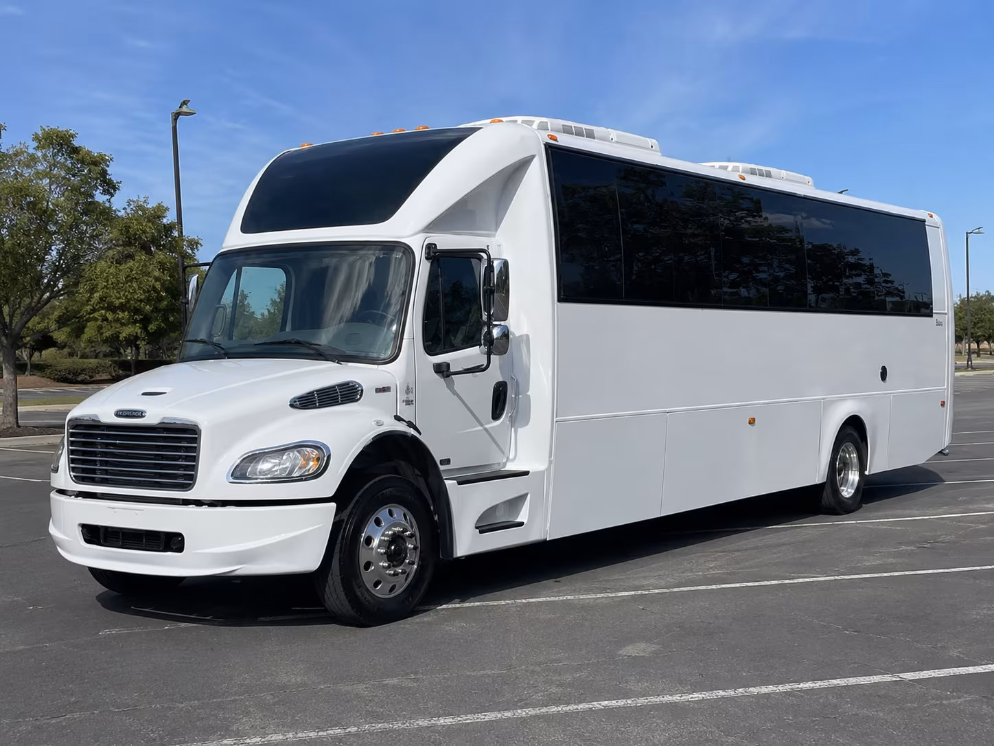 Oceanside Bachelor & Bachelorette Transportation party bus exterior