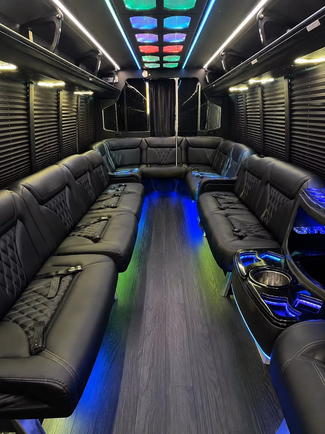 Oceanside Bachelor & Bachelorette Transportation onboard seating