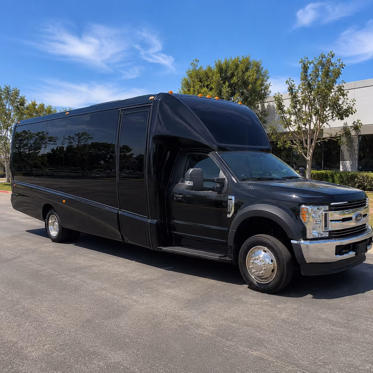 Oceanside Birthday, Sweet 16, & Quinceañera Transportation party bus exterior