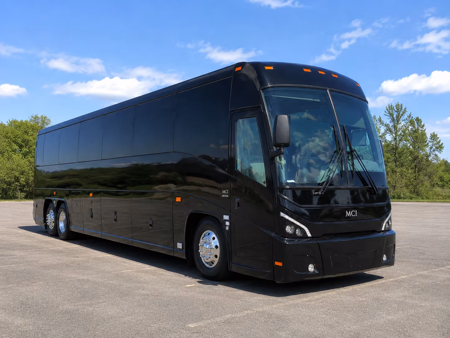 Oceanside Corporate Transportation party bus exterior