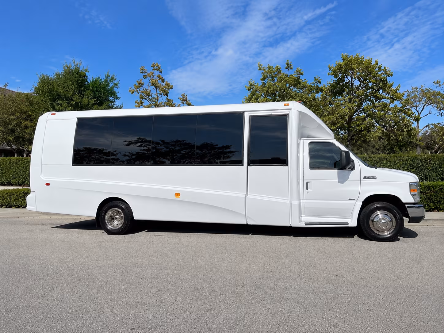 Oceanside Corporate Transportation party bus exterior