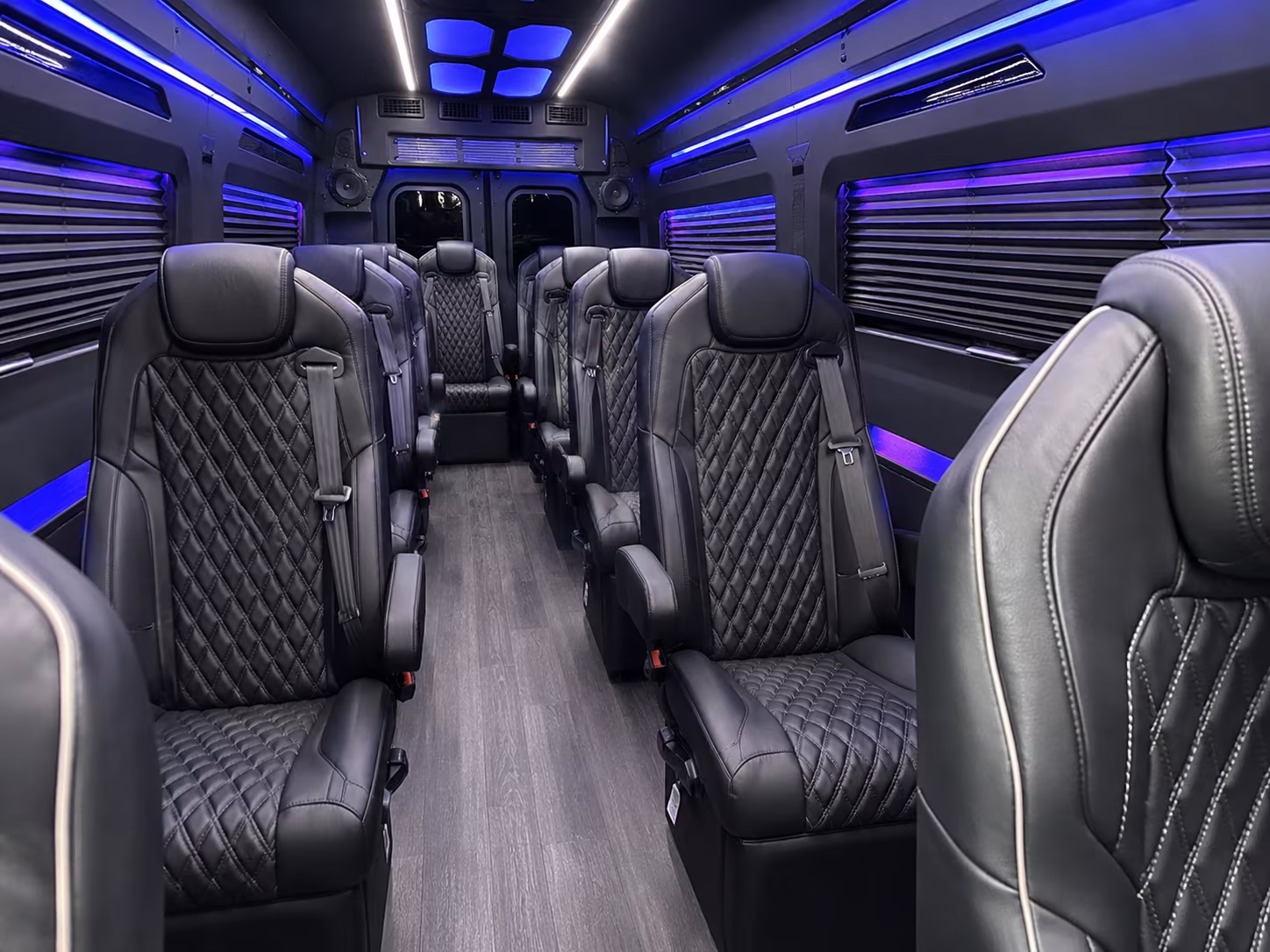 Oceanside Corporate Transportation party bus exterior