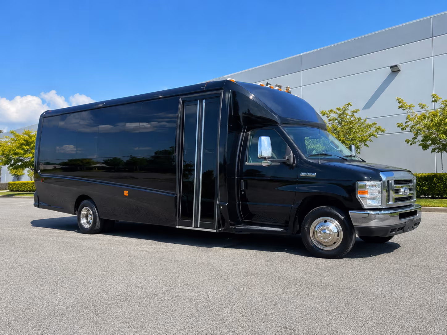 Oceanside Private Event Transportation party bus exterior