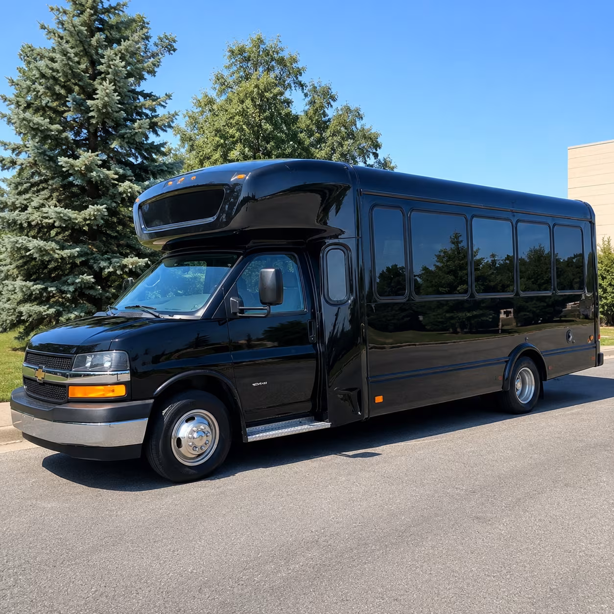 Oceanside Private Event Transportation party bus exterior