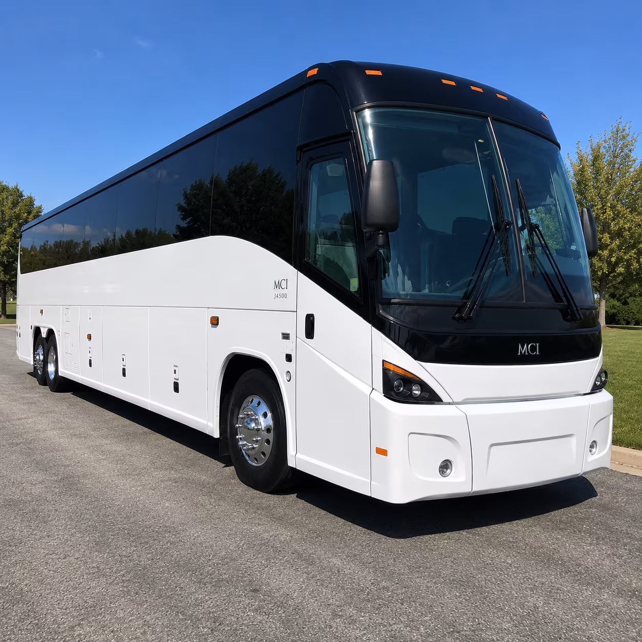 Oceanside School Event Transportation party bus exterior
