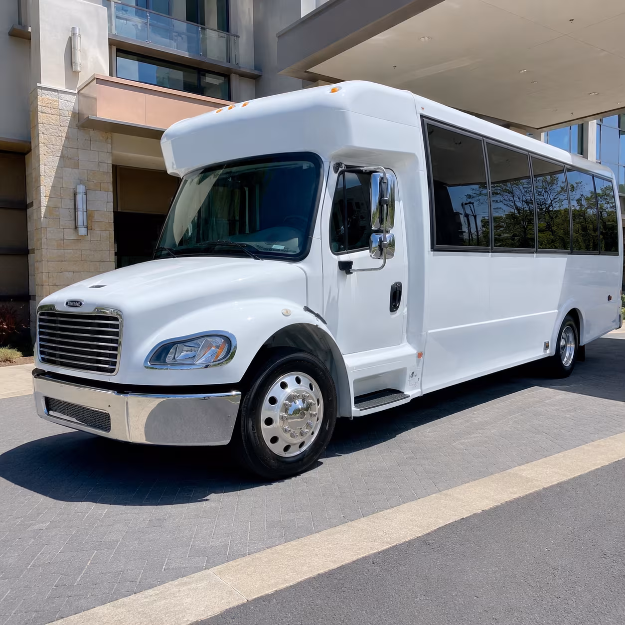 Oceanside School Event Transportation party bus exterior