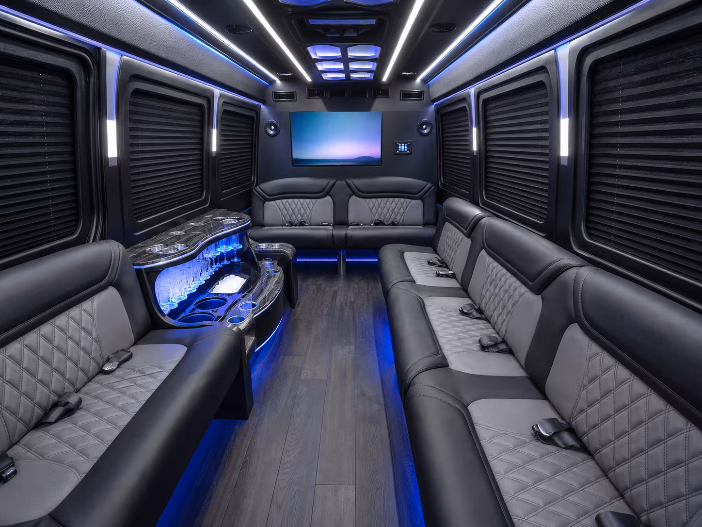Oceanside School Event Transportation onboard seating