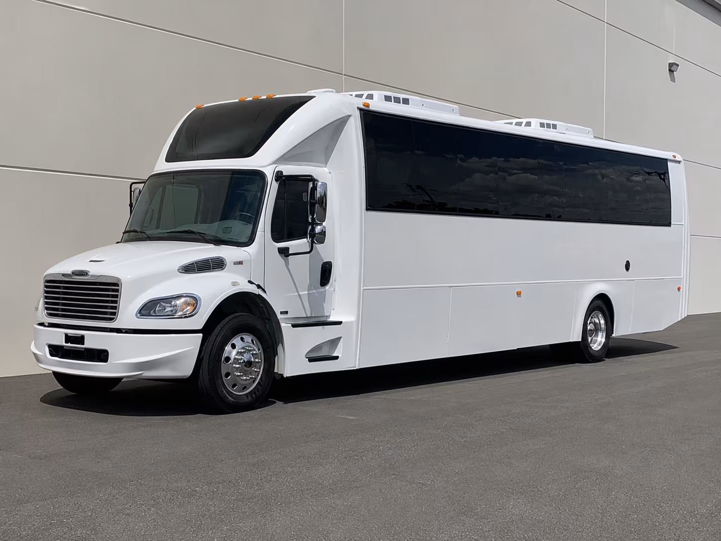 Oceanside Sporting Event Transportation party bus exterior