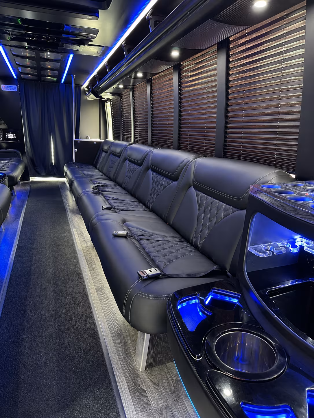 Oceanside Winery Tour & Pub Crawl Transportation party bus exterior