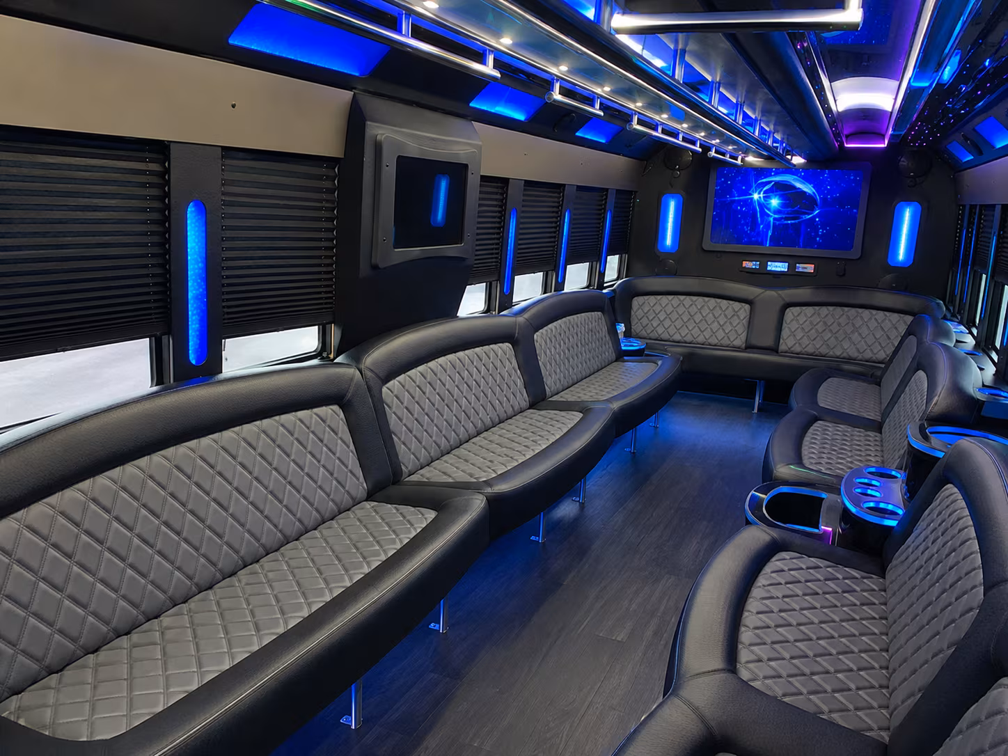 Oceanside Winery Tour & Pub Crawl Transportation onboard seating